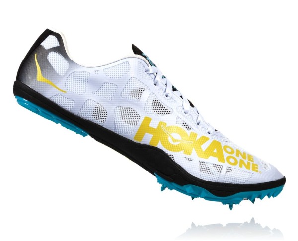 Hoka One One Rocket LD Mens UK - Black / Blue Track Spikes - SHDIZ0526